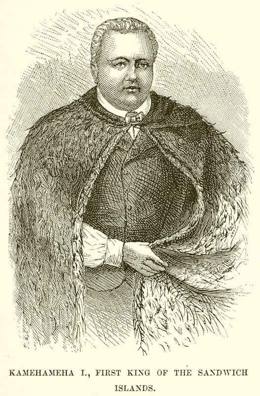Kamehameha I, første konge af Sandwichøerne af English School