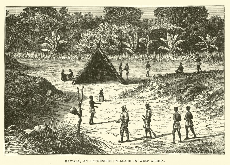 Kawala, an entrenched village in West Africa  af English School