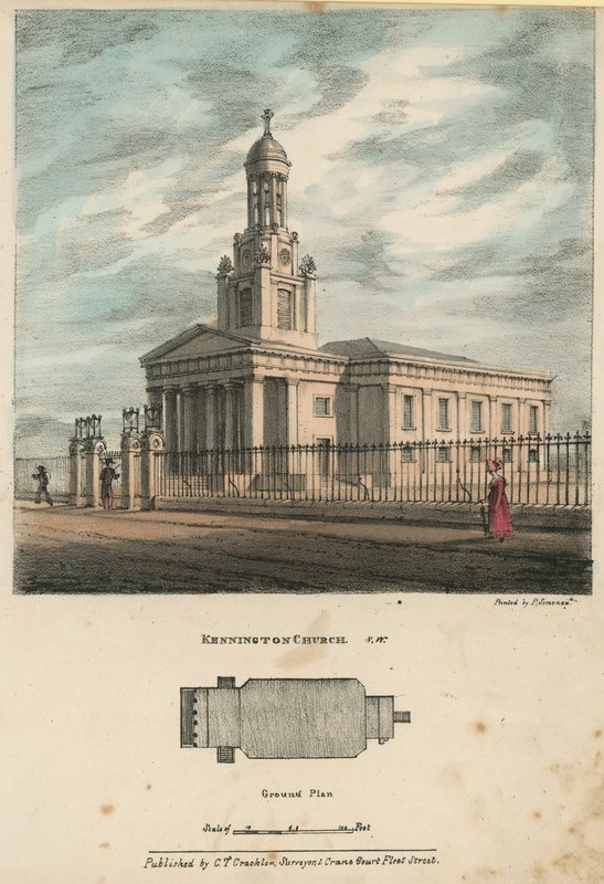 Kennington Church, Lambeth, London af English School