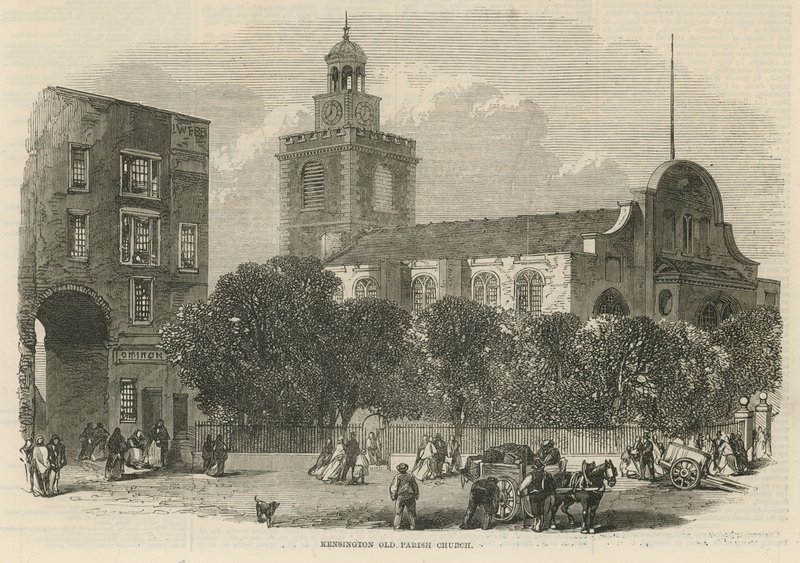 Kensington gamle sognekirke af English School