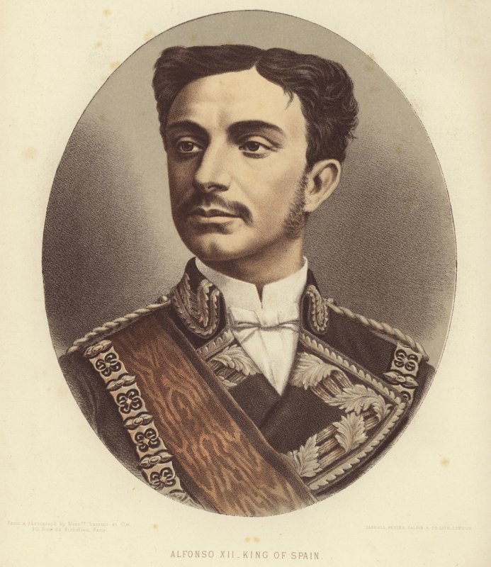 Kong Alfonso XII af Spanien af English School