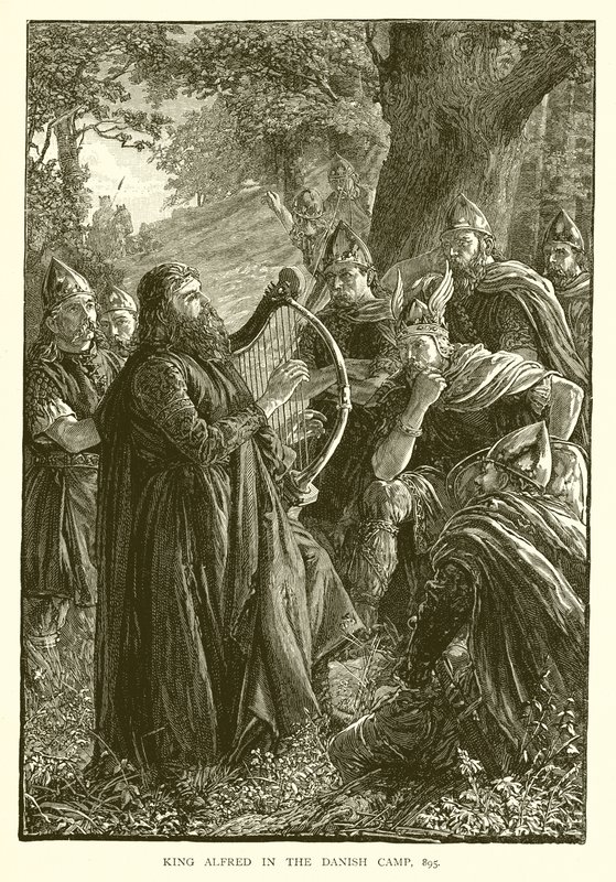 Kong Alfred i den danske lejr, 895 af English School
