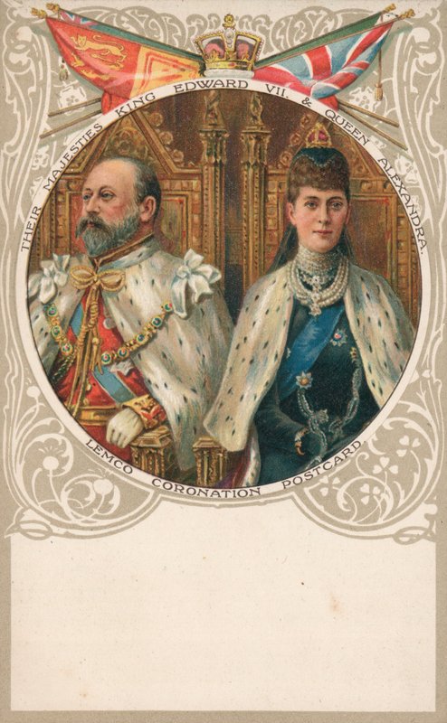 Kong Edward VII og dronning Alexandra af English School