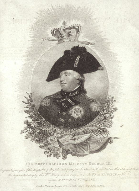 Kong George III af Storbritannien og Irland af English School