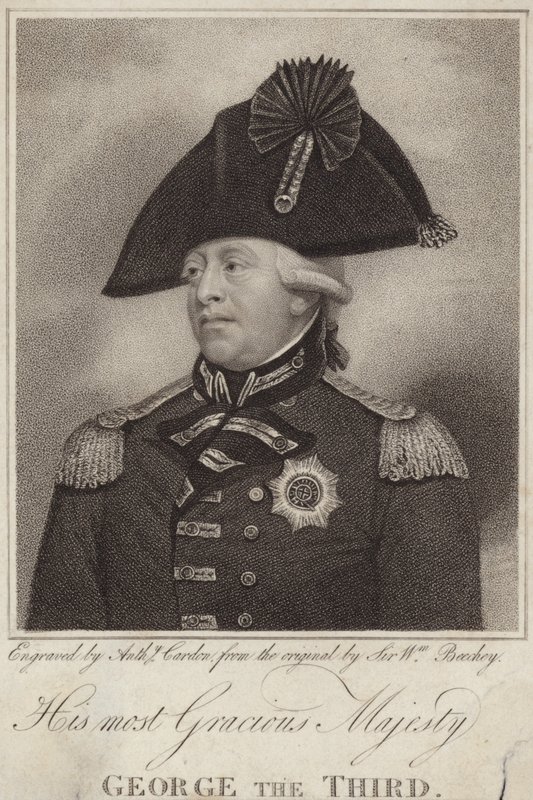 Kong George III af Storbritannien og Irland af English School