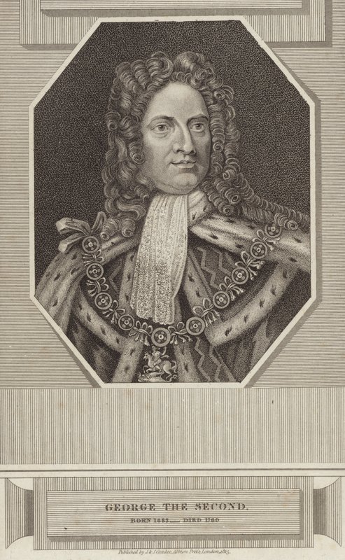 Kong George II af Storbritannien og Irland af English School