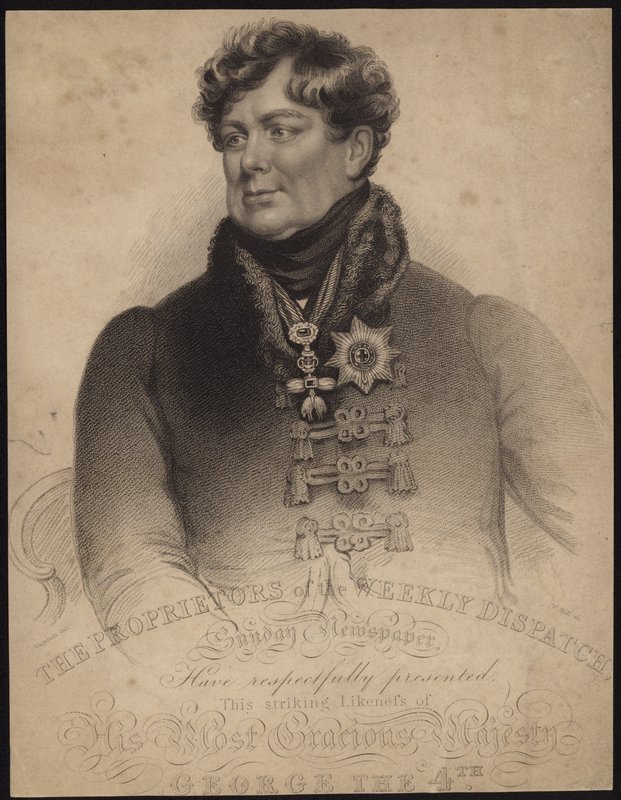 Kong George IV af Storbritannien og Irland af English School