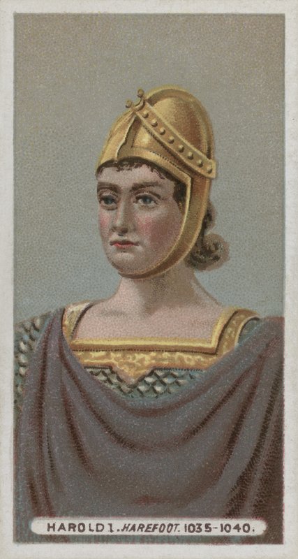Kong Harald I, Harefod af English School