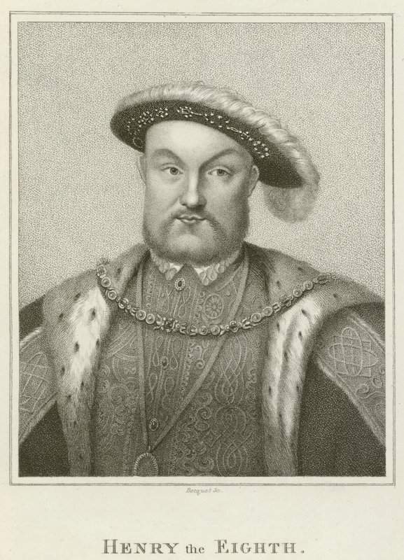 Kong Henrik VIII (gravering) af English School