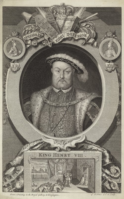 Kong Henrik VIII af England af English School