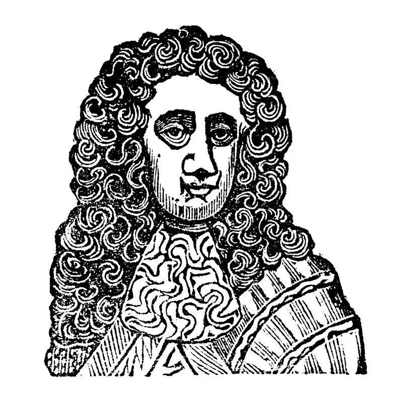 King James II (træsnit) af English School