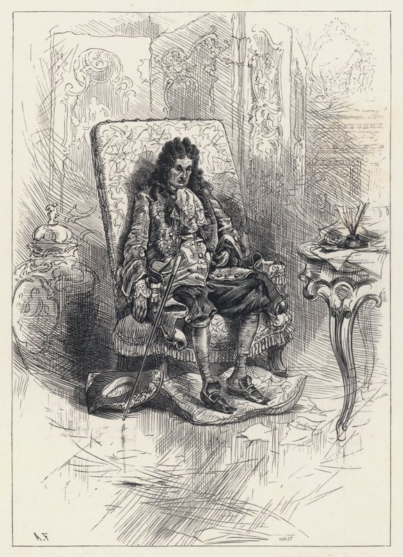 Kong Ludvig XVI af Frankrig, ensom og knust hjerte (gravering) af English School