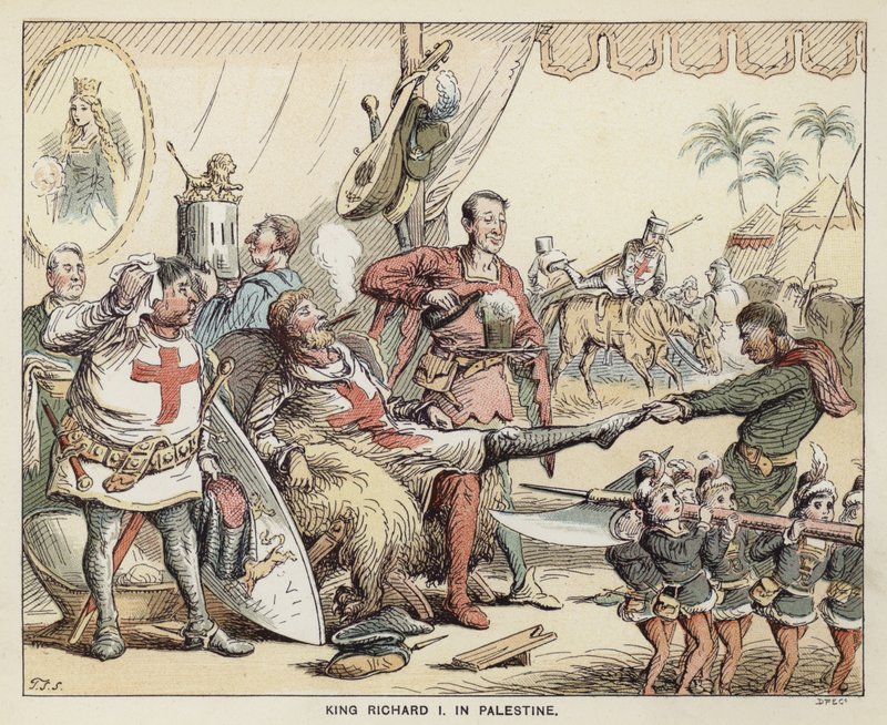Kong Richard I i Palæstina af English School
