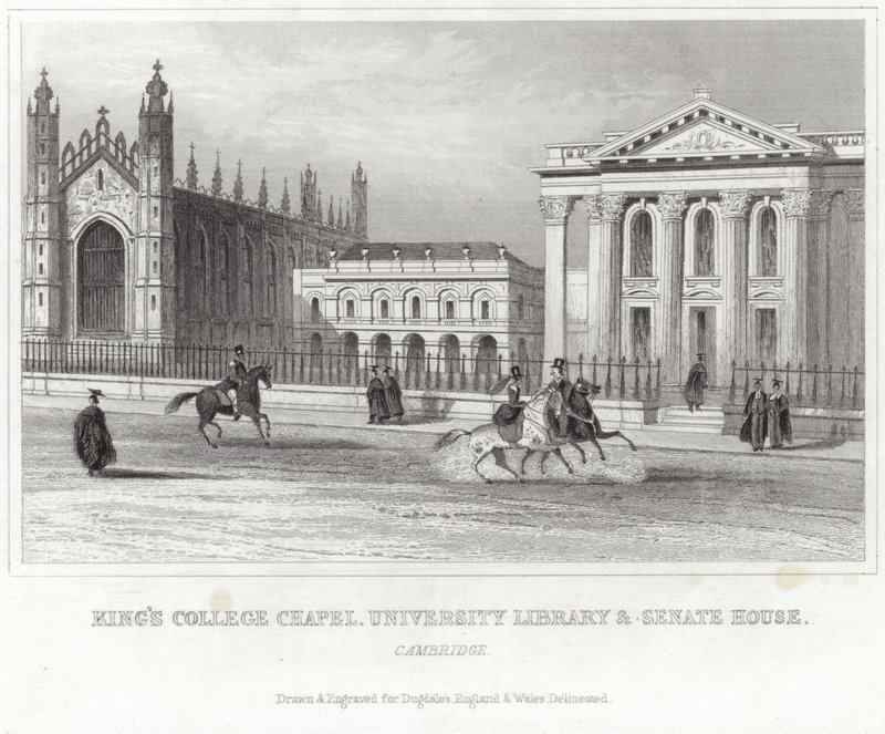 Kings College Chapel, University Library and Senate House, Cambridge af English School