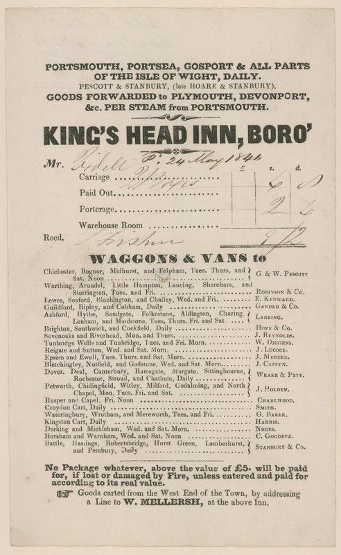 Kings Head, Southwark af English School