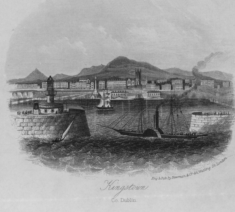Kingstown, County Dublin (gravering) af English School