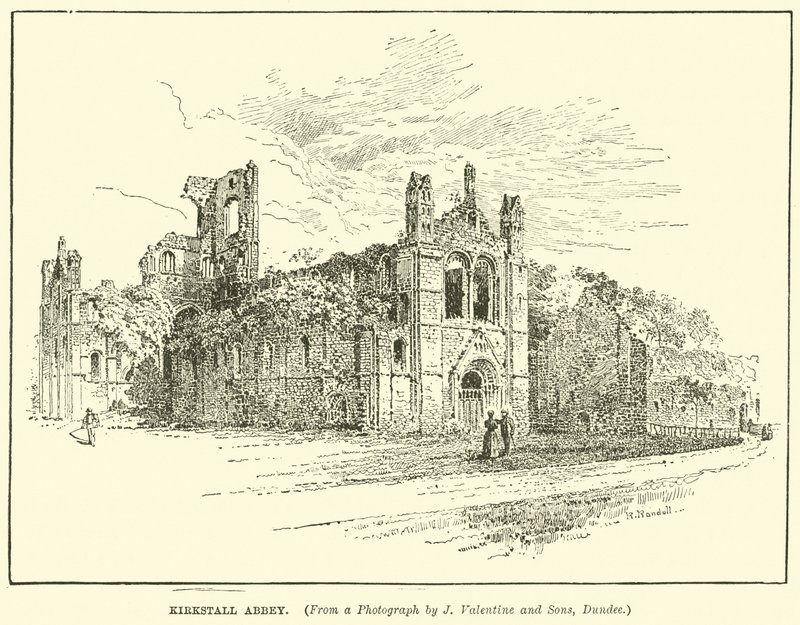 Kirkstall Abbey af English School