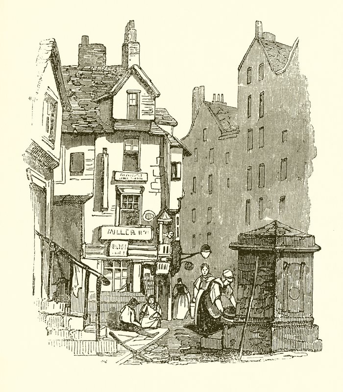 Knoxs House i Canongate, Edinburgh af English School