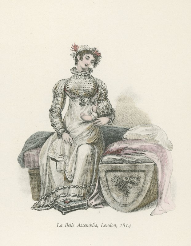 The Belle Assemblee, London, 1814 af English School