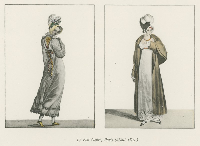 La Bon Genre, Paris (omkring 1810) af English School