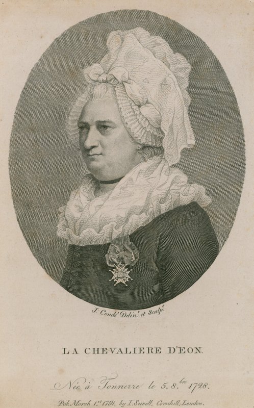 La Chevaliere DEon, født i Tonnerre, 5. august 1728 af English School