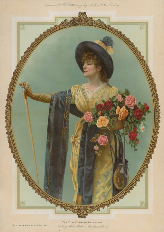 La Tosca, Sarah Bernhardt af English School