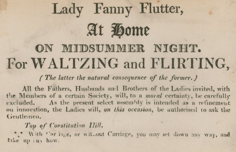 Lady Fanny Flutter af English School