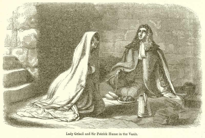 Lady Grisell og Sir Patrick Hume i hvælvingen af English School