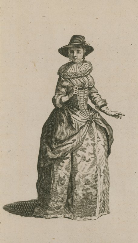 Lady Mayoress of London i år 1640 af English School