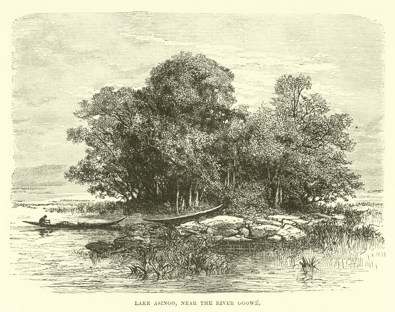 Lake Asingo, near the River Ogowe  af English School