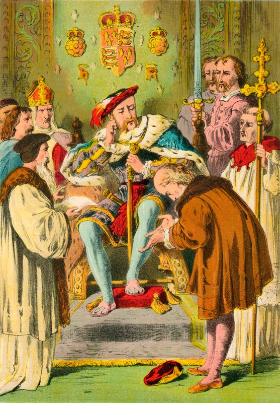 Lambert før Henrik VIII af English School
