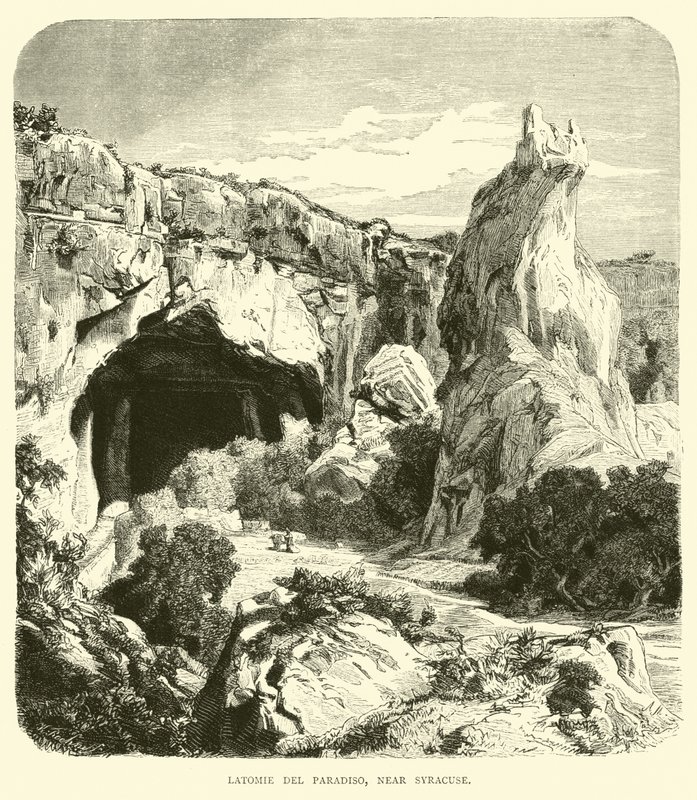 Latomie del Paradiso, nær Syracuse af English School
