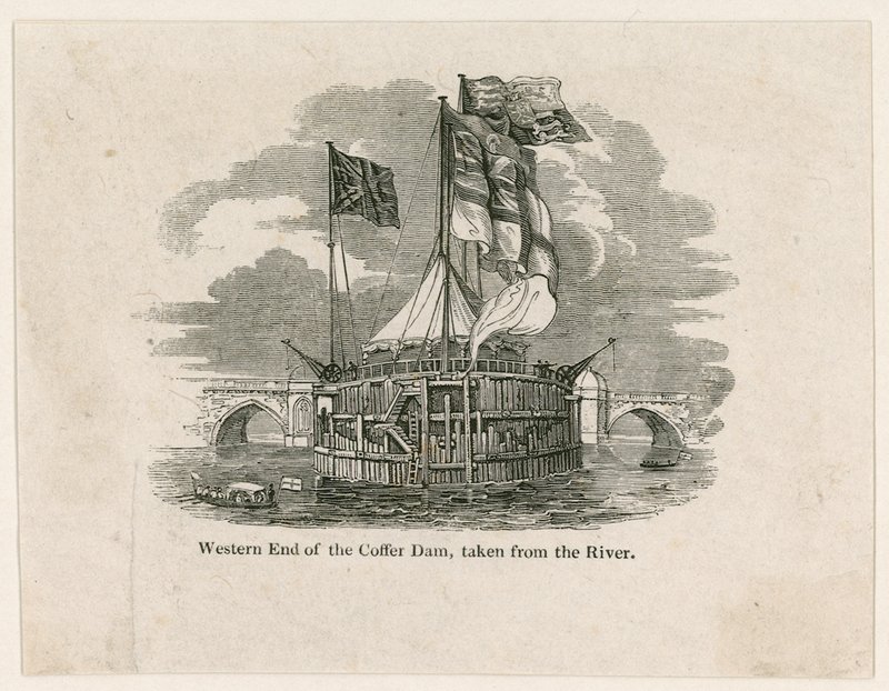 Nedlægning af grundstenen til New London Bridge af English School