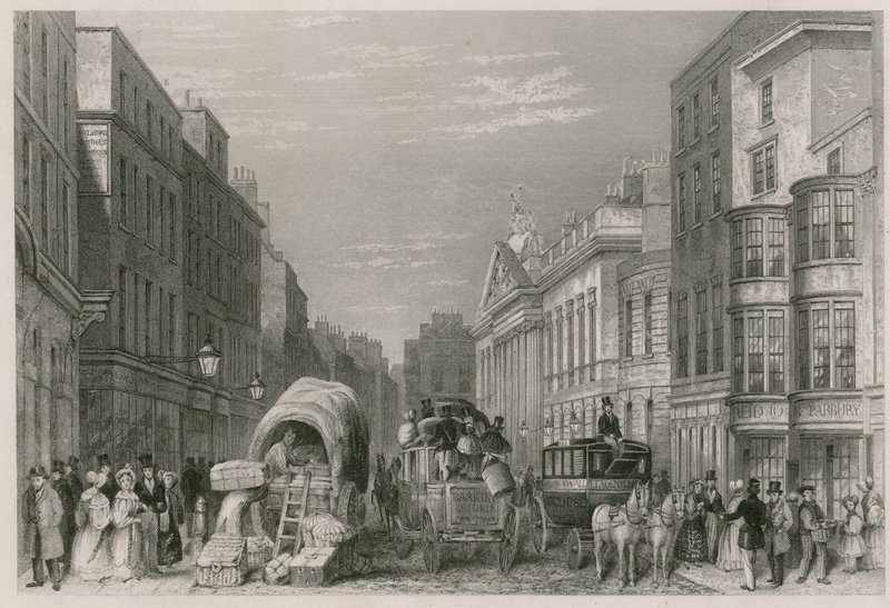 Leadenhall Street, London af English School