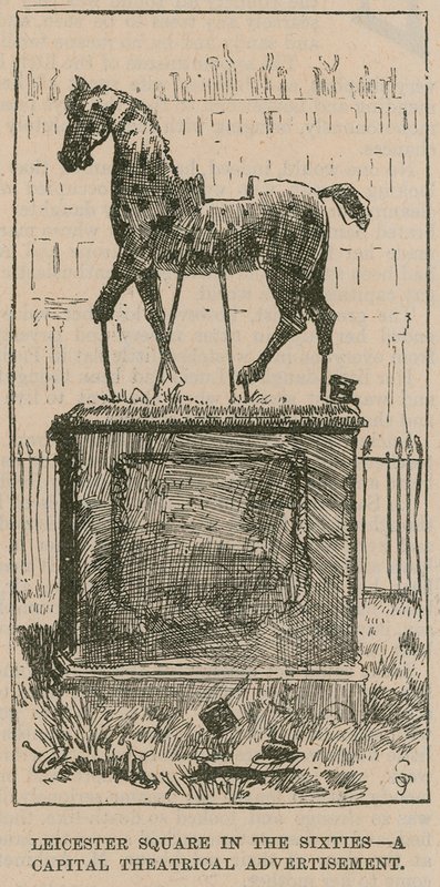 Leicester Square i 1860