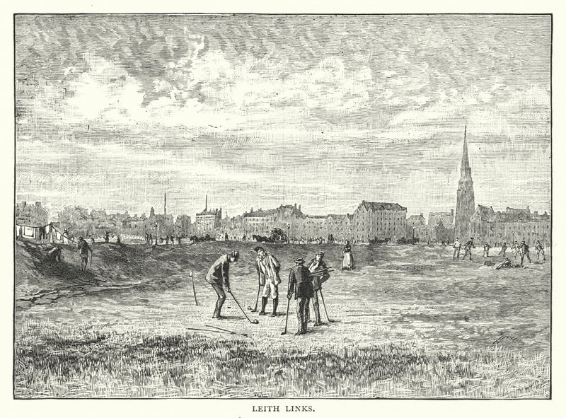 Leith Links (gravering) af English School