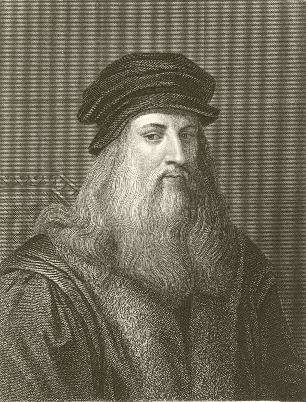 Leonardo Da Vinci af English School