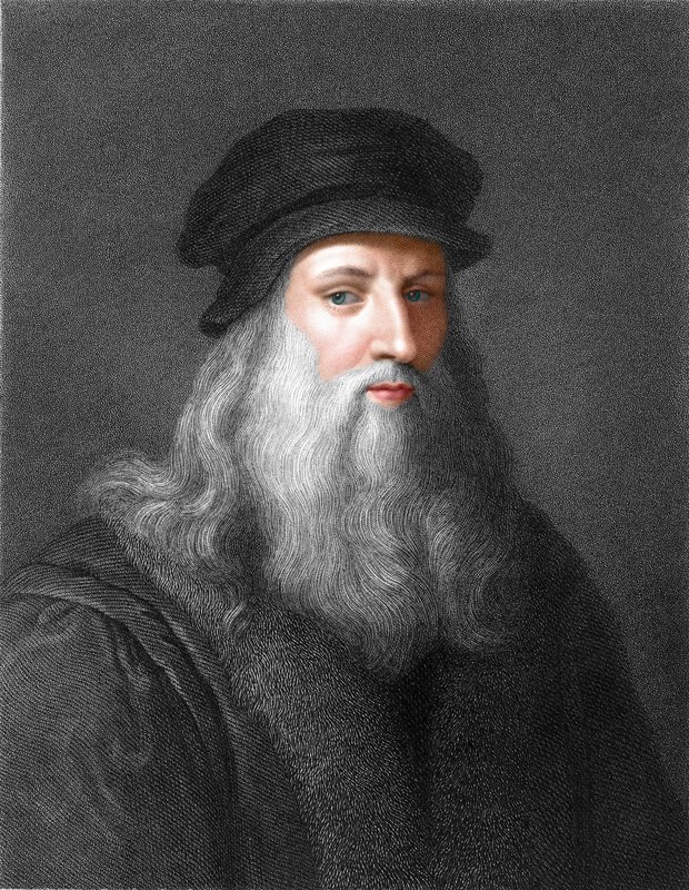 Leonardo Da Vinci af English School