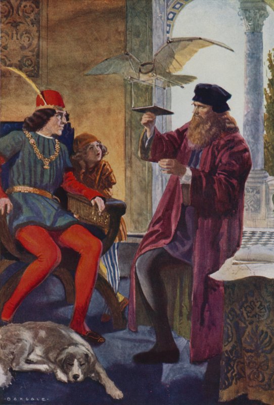 Leonardo ser frem af English School