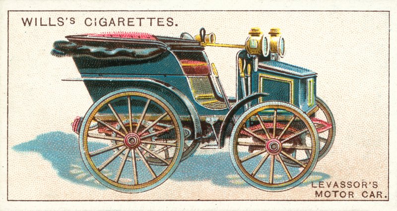 Levassors motorvogn (chromolitho) af English School
