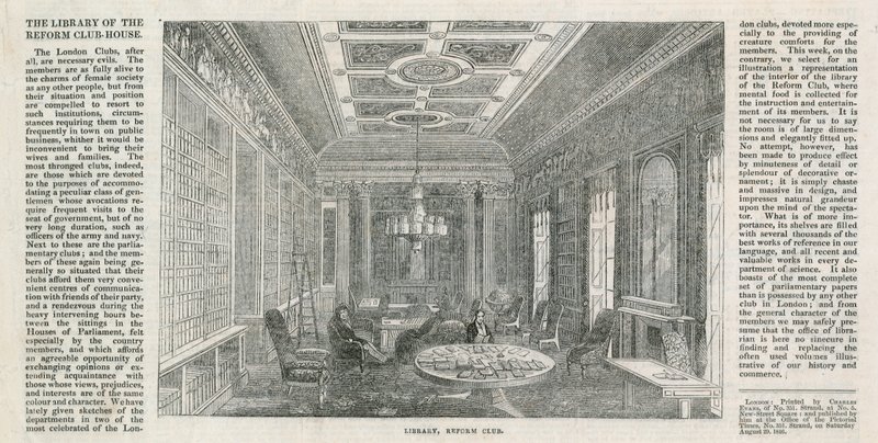 Bibliotek, Reformklubben af English School