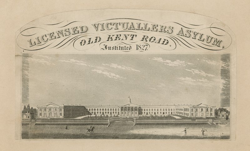 Licenseret Victuallers Asylum på Old Kent Road af English School
