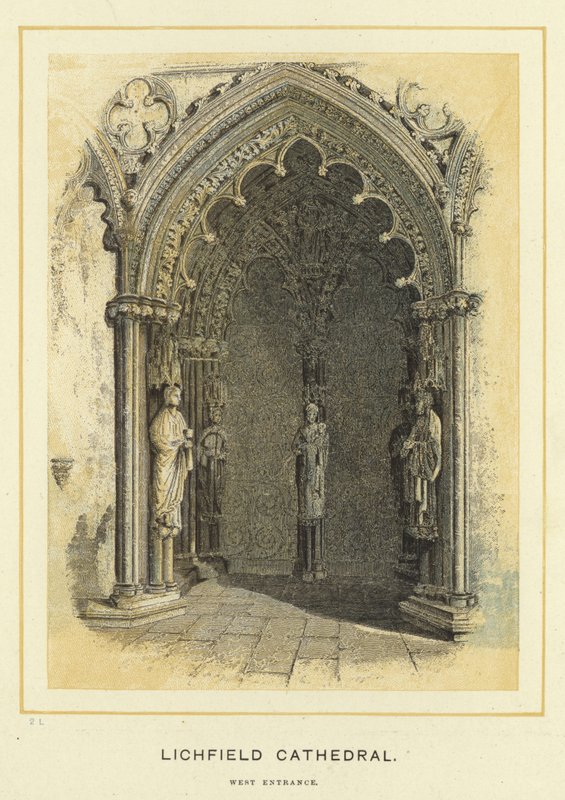 Lichfield Cathedral, vestlige indgang af English School