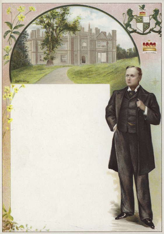 Liebig-kort med Lord Rosebery af English School