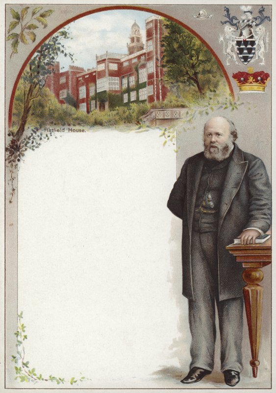 Liebig-kort med Lord Salisbury af English School