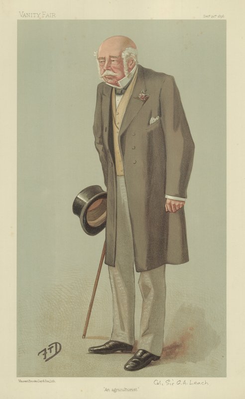 Oberstløjtnant Sir George Archibald Leach af English School