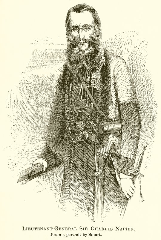 Generalløjtnant Sir Charles Napier af English School