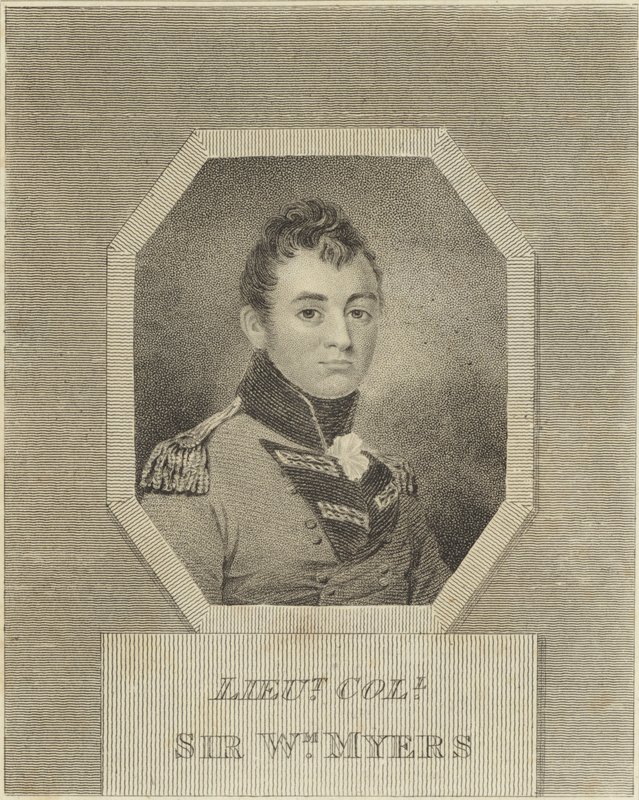 Oberstløjtnant Sir William Meyers af English School