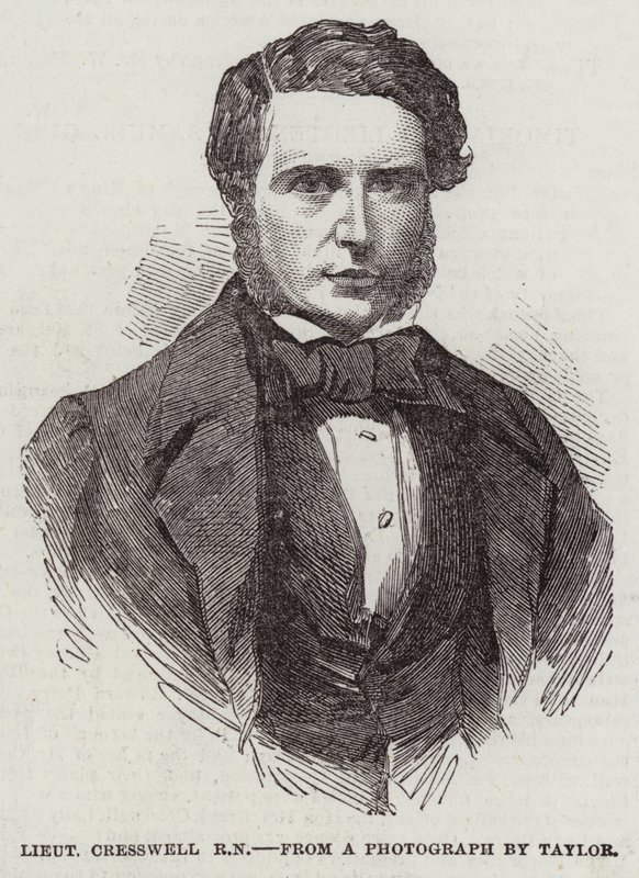 Løjtnant Cresswell, RN (gravering) af English School
