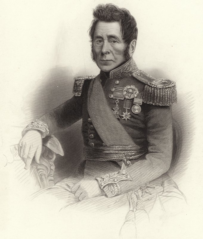 Generalløjtnant Sir John Fox Burgoyne af English School